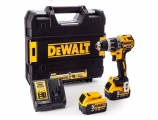 Dewalt Κρουστικό Δραπανοκατσάβιδο Μπαταρίας Brushless 18V 2x5Ah - Drill screwdriver / Diamond drill bits