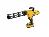 Dewalt Πιστόλι Σιλικόνης Μπαταρίας 310m XR 18V 1x2Ah - Silicon Guns