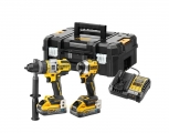 Dewalt Δραπανοκατσάβιδο Κρουστικό + Παλμικό Κατσαβίδι 18V  Li-Ion - Set Cordless Tools