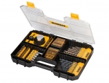 DeWALT - Set Accessories for multi-use plastic box 100 pcs. - Set of Accessories