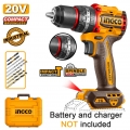 Κρουστικό Δραπανοκατσάβιδο Compact Μπαταρίας 20V Li-Ion 76Nm SOLO (Χωρίς Μπαταρία και Φορτιστή) - Drill screwdriver / Diamond drill bits