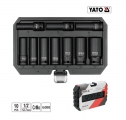 ΚΑΡΥΔΑΚΙΑ ΑΕΡΟΣ ΜΑΚΡΥ 1/2 ΣΕΤ 10ΤΕΜ YT-10557 - Socket sets(Collections) - Sockets