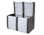Homeplast Outdoor Storage Trunk Regular Plastic 200lt Gray / Anthracite M94xW54xH57cm. - Storage - Sort