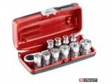 Facom - Hexagon socket set with 11 hexagon nuts RXPICOPB  - Socket sets(Collections) - Sockets