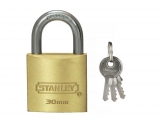 Stanley - Padlock for outdoor use 30mm with 3 keys - Safe deposit boxes -Security Locks - Padlocks