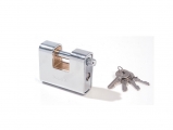 Masterlock - 90mm nickel-plated lock padlock with steel neck - Safe deposit boxes -Security Locks - Padlocks