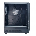 POWERTECH Gaming PC Case PT-1309, tempered glass, 4x ARGB fan, ATX, 340x200x436mm, μαύρο - Computer Boxes