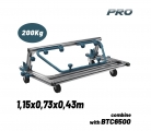 BORMANN Pro BTC6502 Καρότσι Μεταφοράς Πλακιδίων Αλουμινίου, Πτυσσόμενο,Μέγιστο Βάρος 200kg - Tile Cutters
