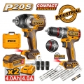 Εργαλεία Μπαταρίας 20V Li-Ion Σετ 2 τεμ. - Set Cordless Tools