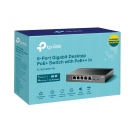 TP-LINK desktop switch TL-SG1005P-PD, 5x Gigabit θύρες, PoE+, UN/1.0 - Networking
