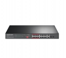 MERCUSYS rackmount switch MS118CP, 16x 10/100Mbps PoE+ &amp;amp; 2x Gigabit θύρες, UN/1.0 - Networking