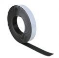 POWERTECH αυτοκόλλητη ταινία τύπου dual lock χριτς χρατς TIES-078, 25mm, 2.5m, μαύρη - Tapes