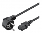 POWERTECH καλώδιο τροφοδοσίας PC CAB-P016, 3x 0.50mm², 1.5m, μαύρο - Cables - Adapters