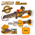 Εργαλεία Κήπου Μπαταρίας 20V Li-Ion Σετ 2 τεμ. - Chain Saws - Secateurs - Sharpening