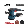 Bormann BSS2470 Έκκεντρο Τριβείο 125mm Ρεύματος 430W με Ρύθμιση Ταχύτητας και με Σύστημα Αναρρόφησης - Τριβεία