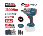 BORMANN Pro BBP5456CA Μπουλονόκλειδο Compact, Brushless Μπαταρίας 20V,Li-Ion,1800Nm,0-1800rpm - Impact Wrench