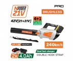 NAKAYAMA Pro EC1719X44 Φυσητήρας Brushless Mπαταρίας 42V,Li-Ion,2x4.0Ah,240km/h - Blowers - Vacuums