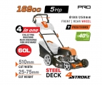 NAKAYAMA Pro PM5510 Χλοοκοπτική Βενζίνης Αυτοκινούμενη,169cc, Πλάτος Κοπής 51cm, Κάδος 60L - Lawnmowers - Shredders - Aerators 