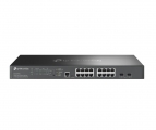 TP-LINK L2+ managed switch SG3218XP-M2, 16x 2.5Gbps θύρες, PoE+, V1.0 - Networking