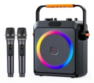 JYX φορητό ηχείο T19-T με 2x μικρόφωνα, 18W, 3000mah, LED, μαύρο - Image - Audio