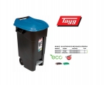 TAYG ECO ΚΑΔΟΣ 120 ΛΙΤΡΩΝ ΜΕ ΠΕΝΤΑΛ ΚΑΙ ΡΟΔΕΣ - Waste Bins