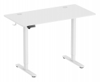 BRATECK ηλεκτρικό γραφείο S23-22R-B-WH με ρυθμιζόμενο ύψος, 1200x600x720~1180mm, λευκό - Office Supplies / Equipment