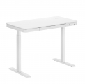 BRATECK ηλεκτρικό γραφείο S08-22DSWW με συρτάρι, 118x60x72~120cm, λευκό - Office Supplies / Equipment