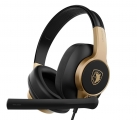 SADES gaming headset UPOWER, 3.5mm σύνδεση, 40mm, μαύρο/χρυσό - Περιφερειακά PC