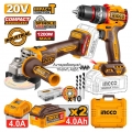 Εργαλεία Μπαταρίας 20V Li-Ion Σετ 2 τεμ. - Set Cordless Tools