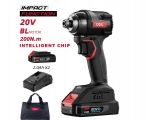DELI παλμικό κατσαβίδι μπαταρίας DE-QZ20-1D2, Brushless, 20V, 2x 2Ah, 200N.m - Drill screwdriver / Diamond drill bits
