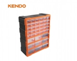 Kendo 90248 Συρταριέρα Εργαλείων Πλαστική 39 Θέσεων L475xW380xH160mm - Storage Boxes - Cases