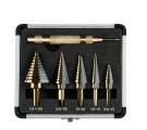 Kendo 1017 Σετ Τρυπάνια Κωνικά HSS 6TMX - Drills - Needles - Chisels 