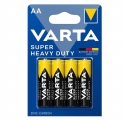 VARTA μπαταρίες Zinc Carbon Super Heavy Duty, AA/R6P, 1.5V, 4τμχ - Alkaline / Rechargeable batteries