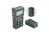 DELOCK tester καλωδίων με οθόνη 63110, RJ45, PoE, DC, γκρι - Electrician Tools
