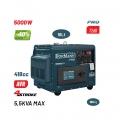 BORMANN Pro BGB9510 Γεννήτρια Πετρελαίου Συνεχ. Απόδοση 5000W,418cc,Μίζα,72dB,Πρίζα ATS - Γεννήτριες Πετρελαίου