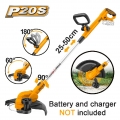 Θαμνοκοπτικό Μπαταρίας με Ρόδα 20V Li-Ion SOLO - Brush Cutters - Hedge Trimmers 