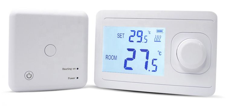 Ψηφιακός θερμοστάτης χώρου AC8038RF, ασύρματος, λευκός - Electrical equipment