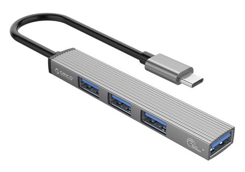 ORICO USB-C hub AH-13, 4x USB ports, γκρι - Περιφερειακά PC
