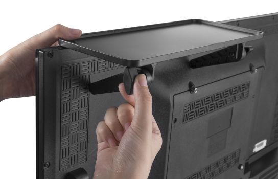 BRATECK ράφι για οθόνη APM-09-02, 300x127x47mm, μαύρο - Image - Audio