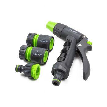 Εκτοξευτής Νερού Πιστόλι Ρυθμιζόμενος με Εξαρτήματα GeHOCK - Watering