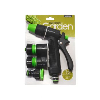 Εκτοξευτής Νερού Πιστόλι Ρυθμιζόμενος με Εξαρτήματα GeHOCK - Watering
