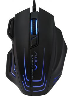 AULA ενσύρματο gaming ποντίκι Mountain S18, 7 πλήκτρα, RGB, μαύρο - Περιφερειακά PC