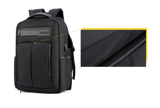 ARCTIC HUNTER τσάντα πλάτης B00121C-BK με θήκη laptop 15.6