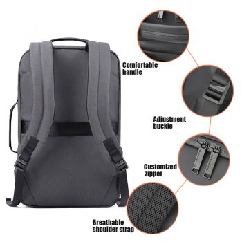 ARCTIC HUNTER τσάντα πλάτης B00330-BK600D με θήκη laptop 17