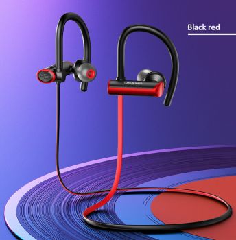 USAMS Bluetooth earphones US-YD004, BT 5.0, 90mAh, κόκκινο-μαύρο - Earphones - Bluetooth