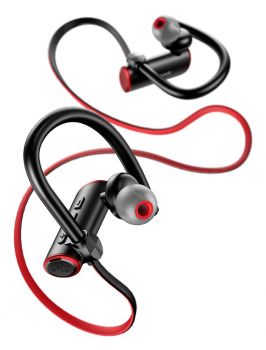USAMS Bluetooth earphones US-YD004, BT 5.0, 90mAh, κόκκινο-μαύρο - Earphones - Bluetooth
