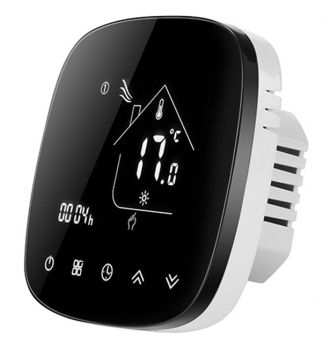 Smart θερμοστάτης αερίου BHT-001-GCLW, WiFi, μαύρος - Electrical equipment
