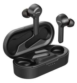 MPOW earphones με θήκη φόρτισης M9 BH413A, True Wireless, μαύρα - Earphones - Bluetooth