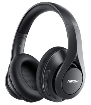 MPOW headphones 059 Lite BH451B, wireless & wired, BT 5.0, μαύρα - Earphones - Bluetooth