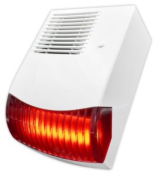 Εξωτερική σειρήνα BS-3, IP54, κόκκινη - Security systems